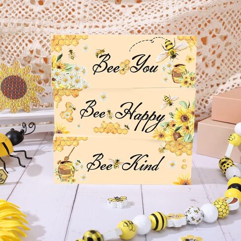 Whaline Easter Wooden Block Signs 3-layered Happy Easter Ya'll Carrot Prints Wooden Block set Tiered Tray Table Signs Tabletop Centerpieces for Easter Spring Farmhouse Home Tiered Tray Shelf Decor in Saudi Arabia