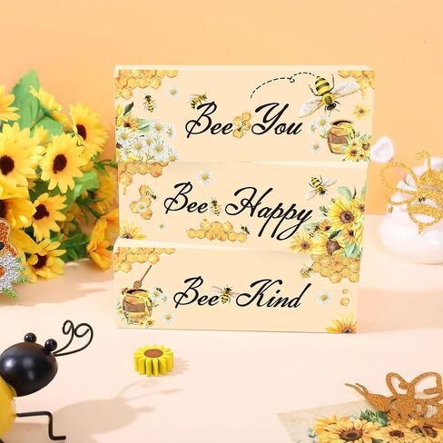 Whaline Easter Wooden Block Signs 3-layered Happy Easter Ya'll Carrot Prints Wooden Block set Tiered Tray Table Signs Tabletop Centerpieces for Easter Spring Farmhouse Home Tiered Tray Shelf Decor in Saudi Arabia