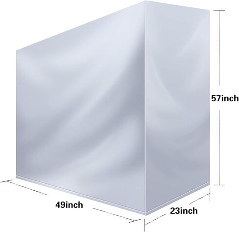 Exercise Bike Cover,the Indoor Cycling Stationary Bike Cover is Made of High-Quality Waterproof Oxford Cloth,Which can Protect Your Fitness bike from infringement.（silver） in Saudi Arabia