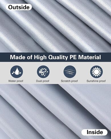 Exercise Bike Cover,the Indoor Cycling Stationary Bike Cover is Made of High-Quality Waterproof Oxford Cloth,Which can Protect Your Fitness bike from infringement.（silver） in Saudi Arabia