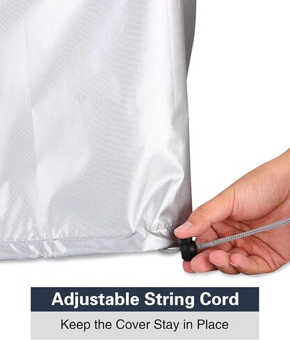 Exercise Bike Cover,the Indoor Cycling Stationary Bike Cover is Made of High-Quality Waterproof Oxford Cloth,Which can Protect Your Fitness bike from infringement.（silver） in Saudi Arabia