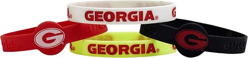 aminco NCAA unisex-adult NCAA Silicone Bracelets, 4-Pack in Saudi Arabia