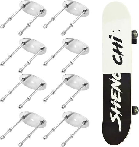 Skateboard Wall Mount Metal Skateboard Hanger with Screw Holes for Display Skateboard Deck Storage in Saudi Arabia