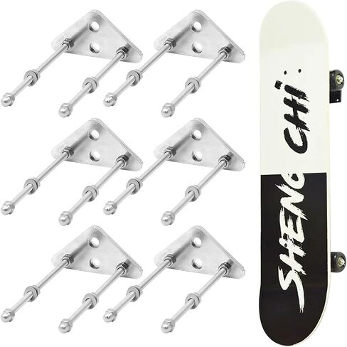 Skateboard Wall Mount Metal Skateboard Hanger with Screw Holes for Display Skateboard Deck Storage in Saudi Arabia