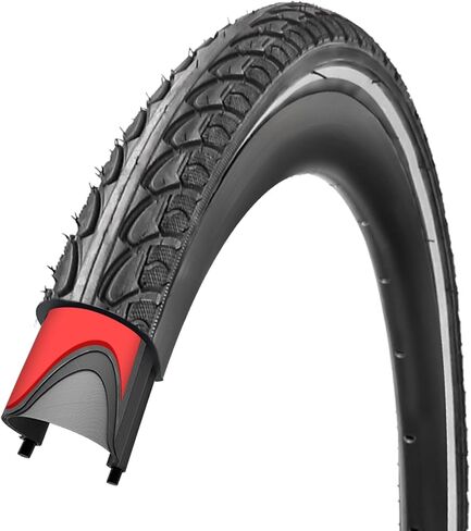SIMEIQI 1 Pack or 2 Pack 700x35C Anti-Puncture Proof Layer Reflective Bike Tire with or Without Tubes with Presta Valves Road Bicycle Tires in Kuwait
