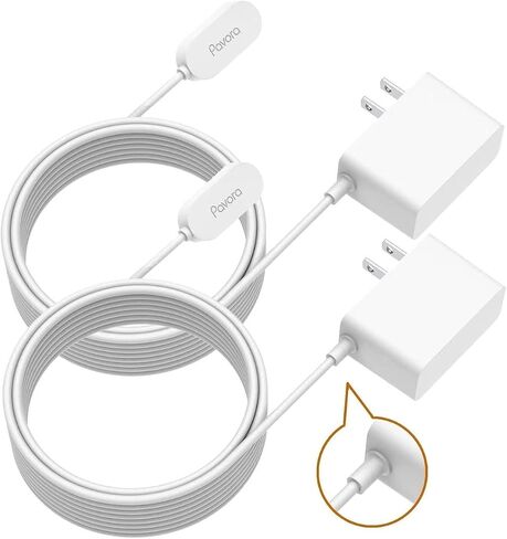 كابل شحن لـ Arlo Ultra/Ultra 2/Arlo Pro4/ 5S/Arlo Go 2، كابل شحن مغناطيسي بطول 15 قدم/4.6 متر كابل داخلي مقاوم للطقس متوافق مع Arlo Ultra/Ultra 2 وArlo Pro 4/5S in Saudi Arabia