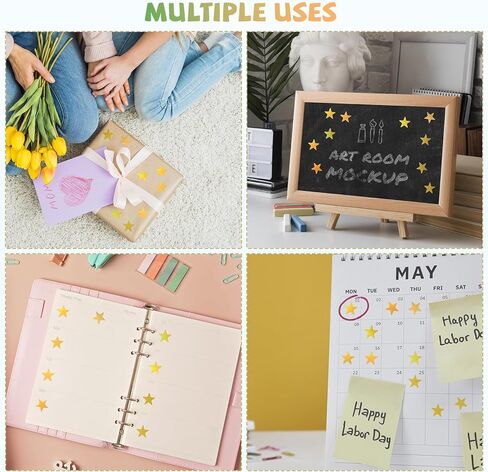 2400 PCS Star Stickers for Kids Reward, Holographic Star Stickers Reward Stickers for Kids Behavior Chart School Classroom Teacher Supplies 0.6" Small Teacher Stickers for Kids Classroom in Kuwait