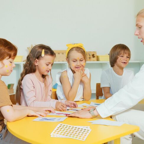 2400 PCS Star Stickers for Kids Reward, Holographic Star Stickers Reward Stickers for Kids Behavior Chart School Classroom Teacher Supplies 0.6" Small Teacher Stickers for Kids Classroom in Kuwait