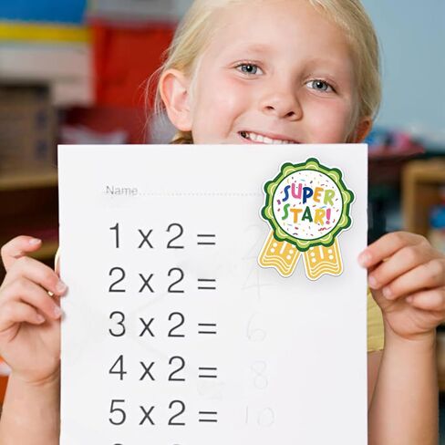 360 PCS Reward Stickers for Kids, 40 Sheets Incentive Stickers with 9 Medal Designs, Teacher Supplies for Classroom Motivational Stickers for Students with Encouraging Words in Saudi Arabia