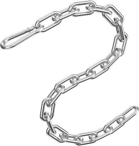 Fitness Chain, Weight Lifting Chains, Cable Machine Extension Chain, 304 Stainless Steel LAT Pull Cable Extension Weight Machine Chain, Curl Bar Chain for Home Gym in Kuwait