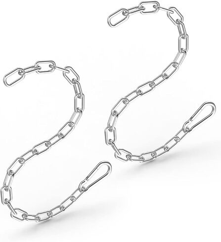 Fitness Chain, Weight Lifting Chains, Cable Machine Extension Chain, 304 Stainless Steel LAT Pull Cable Extension Weight Machine Chain, Curl Bar Chain for Home Gym in Kuwait