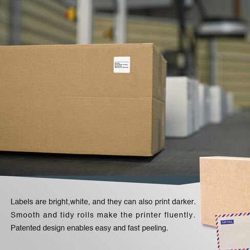 BETCKEY - Compatible DYMO 30332 (1" x 1") Square Multipurpose Labels - Compatible with DYMO Labelwriter 450, 4XL & Zebra Desktop Printers [10 Rolls/7500 Labels] in Kuwait