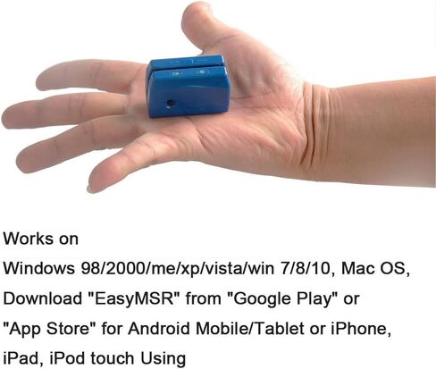 قارئ البطاقات المحمول MINIDX5 Bluetooth ينقل البيانات إلى MSR605X MSRX6 MSRX6BT (MINIDX5) in Kuwait