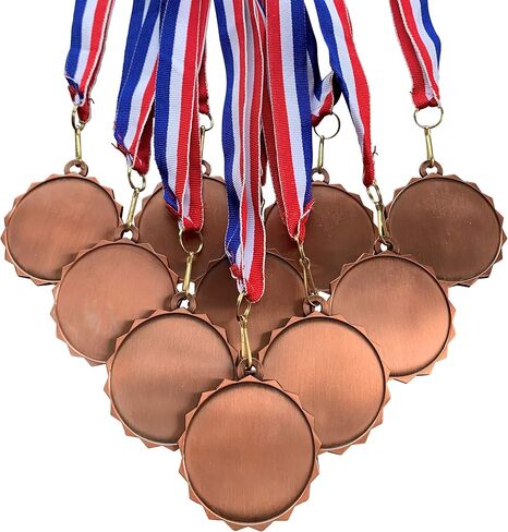 Express Medals مجموعة متنوعة من 10 أنماط من ميداليات الجوائز الفارغة مع هدية جائزة جائزة أشرطة الرقبة in Kuwait