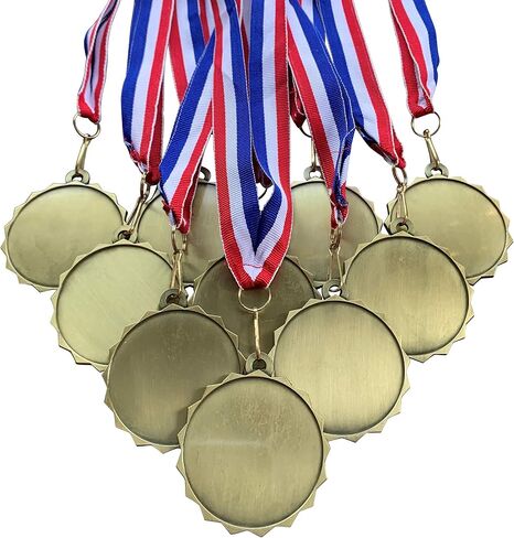 Express Medals مجموعة متنوعة من 10 أنماط من ميداليات الجوائز الفارغة مع هدية جائزة جائزة أشرطة الرقبة in Kuwait