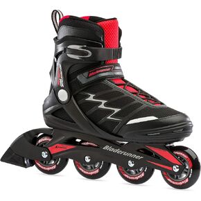 Bladerunner by Rollerblade Advantage Pro XT Men's Adult Fitness Inline Skate, Black and Red, Inline Skates , 8
