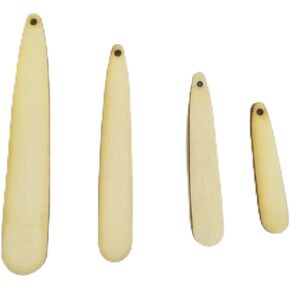 40PCS Wood Jewelry Blanks, Blank Wood Earring Pendant,Unfinished Wood Earrings Blanks,Cut Wood for Eearrings (Mix Sizes)