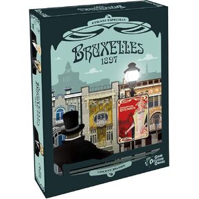 Burxelles 1897, Board Game, Sequel to Bruxelles 1893, 2 to 4 Players, 45-60 Minute Play Time, For Ages 10 and up