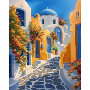 Natuyalo Paint by Numbers Kit for Adults - Forest Landscape Paint by Number on Canvas Without Frame, DIY Acrylic Painting for Ideal Gift Home Wall Decor (16x20 Inch)