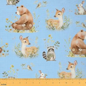 jejeloiu Kids Cute Axolotl Fabric by The Yard 1 Yard Cartoon Pumpkin Salamander Upholstery Fabric for Chairs Sofa Couch Kawaii Ocean Sealife Decorative Fabric Fantasy Bubble DIY Reupholstery Fabric