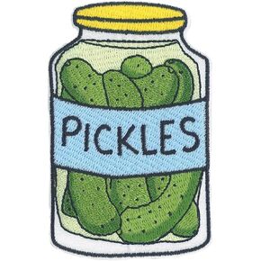 C&D Visionary JSX Designs Pickle Jar Patch, Green, Blue