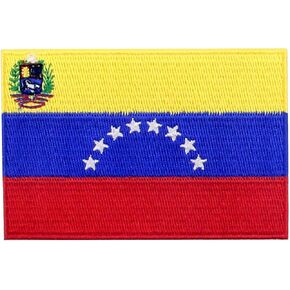 Venezuela Flag Patch Embroidered Applique Iron On Sew On Venezuelan National Emblem