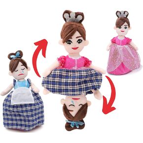 Toyland® 32cm (13") Reversible Princess Cinderella Doll - Happy/Sad Mood Plush - Soft Toys for Girls