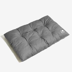 FUNNY FUZZY 2 in 1 Dog Bed Crate Pad Mat, Washable Reversible Floor Dog Mats,Fluffy Dog Kennel Pad for Small Large Sized Dog,Indoor Cats,Sleeping Mattress,23.6" × 17.9", Dark Grey