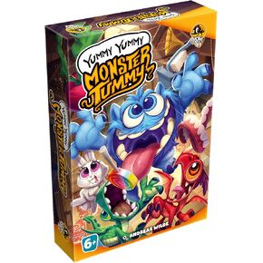 Lucky Duck Games Yummy Yummy Monster Tummy Board Game - Color-Matching Fun for All Ages! Fun Family Game for Kids and Adults, Ages 6+, 2-4 Players, 15-30 Minute Playtime, Made