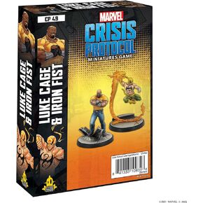 Marvel Crisis Protocol Luke Cage and Iron Fist CHARACTER PACK | Miniatures Battle Game | Strategy Game for Adults and Teens | Ages 14+ | 2 Players | Avg. Playtime 90 Mins | Made by Atomic Mass Games in Kuwait
