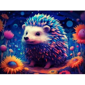 Zariocy 5D Diamond Art Kits for Adults Horse, DIY Diamond Painting Art Animal Round Full Drill Crystal Diamond Embroidery Paintings Arts Craft for Home Office Wall Decor 12x16 inch
