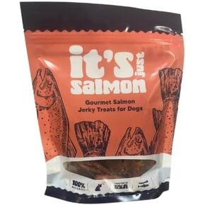 It's Just Salmon Gourmet Dog Treats, 100% Natural, Atlantic Salmon Jerky, 10oz