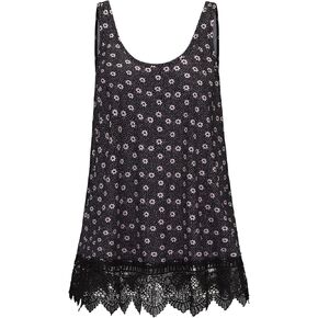 Plus Size Swing Lace Flowy Tank Top for Women