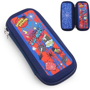 Spider Pencil Case, Spider Web Pencil Case Kids Pencil Bag for Boys Large Capacity Anime Stationery Bag for Cool School Supplies Gifts for Students