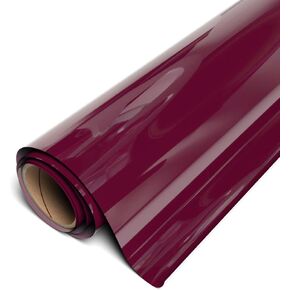 Siser EasyWeed Heat Transfer Vinyl 11.8" x 15ft Roll (Burgundy) - Compatible, Cricut, Silhouette and Other Craft/Professional Cutters - CPSIA Certified