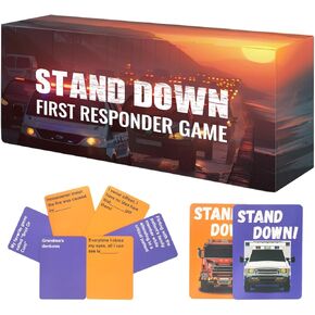 Dispatcher Gifts and Game Card for Firefighters, EMS, EMTs - Stand Down Card Game for Health Care Workers and Paramedic Gear