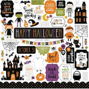 شركة Echo Park Paper Co. Halloween Magic Element Sticker ، Multi in Kuwait