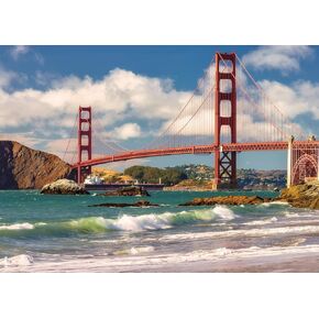 الألغاز بانوراما للبالغين 1000 قطعة سان فرانسيسكو سميكة متينة الدقة العائلية المتشابكة 1000 قطعة لغز العمر 14+ in Kuwait