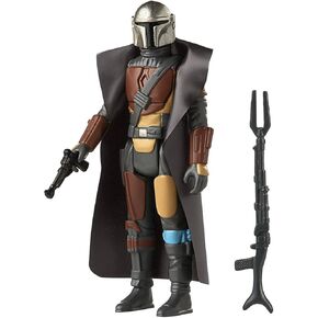 STAR WARS Retro Collection The Mandalorian Toy 3.75-Inch-Scale Collectible Action Figure with Accessories, Toys for Kids Ages 4 and Up