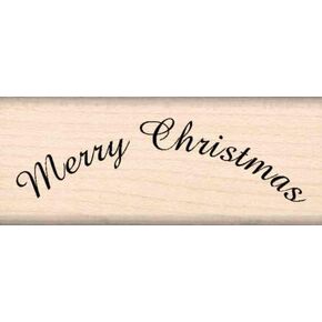 Stamps by Impression Merry Christmas Rubber Stamp ST 0325a