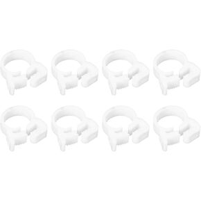 uxcell Double Gripping Nylon Hose Clamps, 20pcs 3.8-4.3mm Adjustable Double Snap Grip Plastic Hose Clamp for Fuel Line Hoses Plumbing in Kuwait