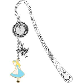 UJIMS Movies Inspired Gifts White Rabbit Character Bookmarks Movies Fans Gift Cartoon Merchandise (AliceRabbitBookmarks)