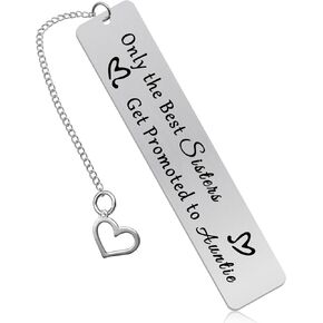 Auntie Gifts New Aunt Gift for Sister Bookmark Birthday Gifts for New Aunt Promoted to Aunt Announcement Gifts Auntie to be Gifts Ideas Bookmark Announcement Presents for Sister Besties Friends