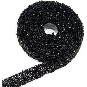 5.5 ياردة شريط راينستون الماس اللاصق ذاتيًا ، شريط راينستون عرضه 0.47 بوصة للحرف اليدوية ، شرائط راينستون لاصقة بلينج لالتفاف للفن الزفاف in Kuwait