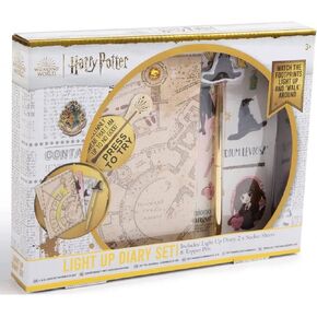 Harry Potter Marauders Map Light Up Diary Set