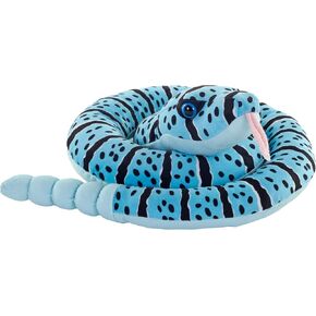 Wild Republic Snakes Eco Blue Rock Rattlesnake, Stuffed Animal, 36 Inches, Plush Toy, Fill is Spun Recycled Water Bottles, Eco Friendly