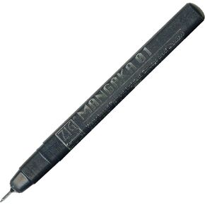 Kuretake ZIG Cartoonist, Mangaka 01, No.10, Black (CNM-01-010)