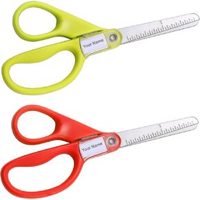 Stanley 5" Kids Scissors, Blunt Tip, Safety, Comfortable, For Left and Right Handed Use, For Office School Student Crafts, Assorted Colors, 2 Pack