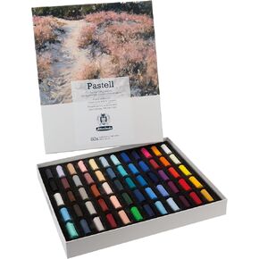 Schmincke - Pastels, 15 colors, multi-purpose, basic assortment 77 215 097, cardboard set with 15 pastels, handmade pastels, brilliant, velvet-matt, highly lightfast colors