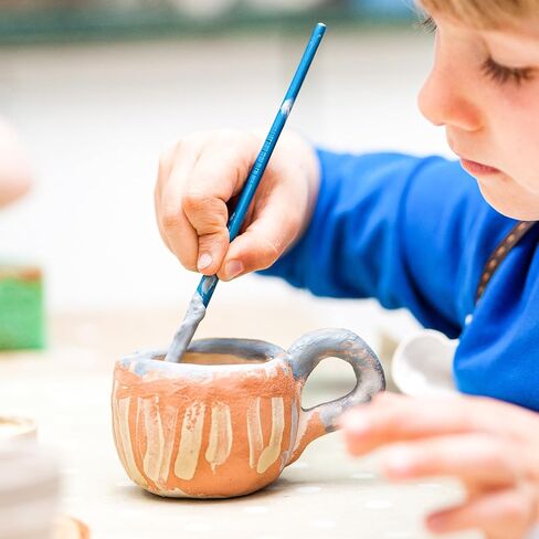 Pllieay Pottery Kit for Adults, Air Dry Clay Kit Pottery Starter Kit for Beginners Pottery Painting Kit Includes Sculpting Tools, Varnish, Paint Brushes, and Instruction in Saudi Arabia